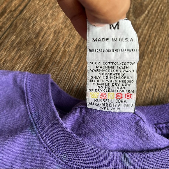 Vintage Mickey& Co Mickey Mouse AOP large double sided face graphic shirt M USA - Picture 6 of 12